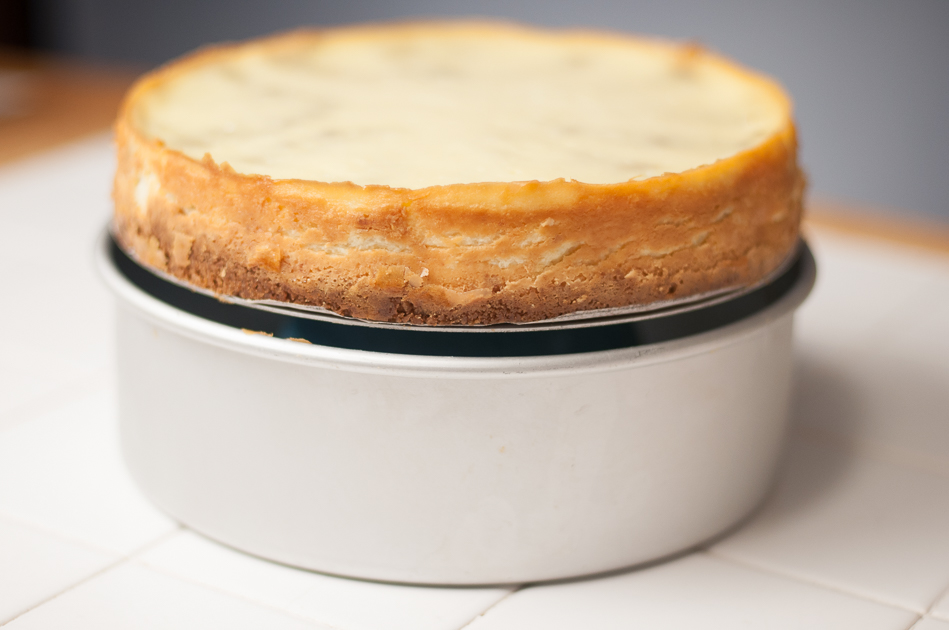 gently press Fat Daddio down to the counter top