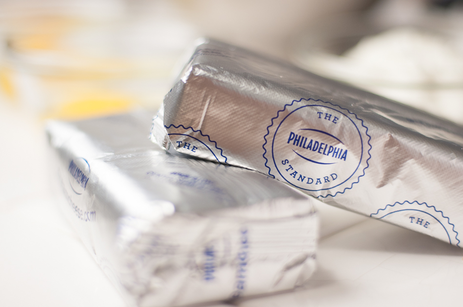 2 8 oz. portions of Philadelphia  cream cheese
