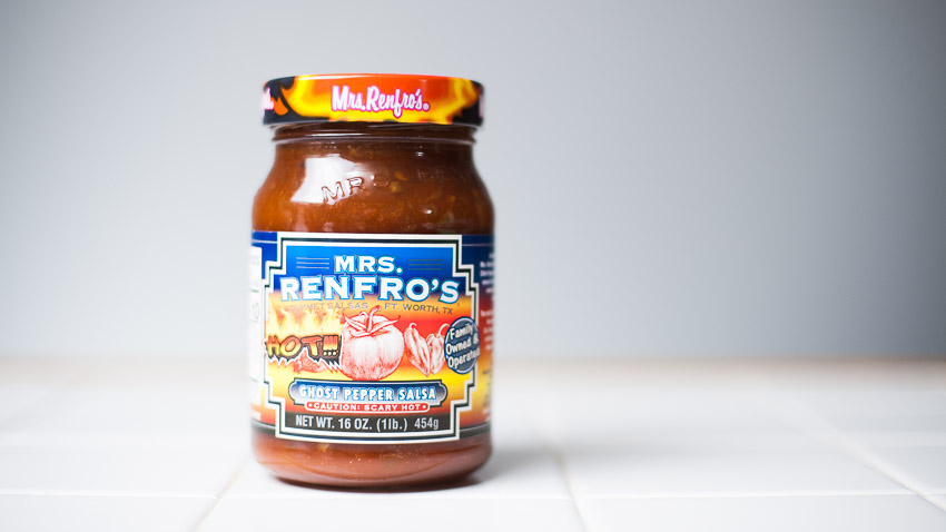 JAR OF GHOST PEPPER SALSA 