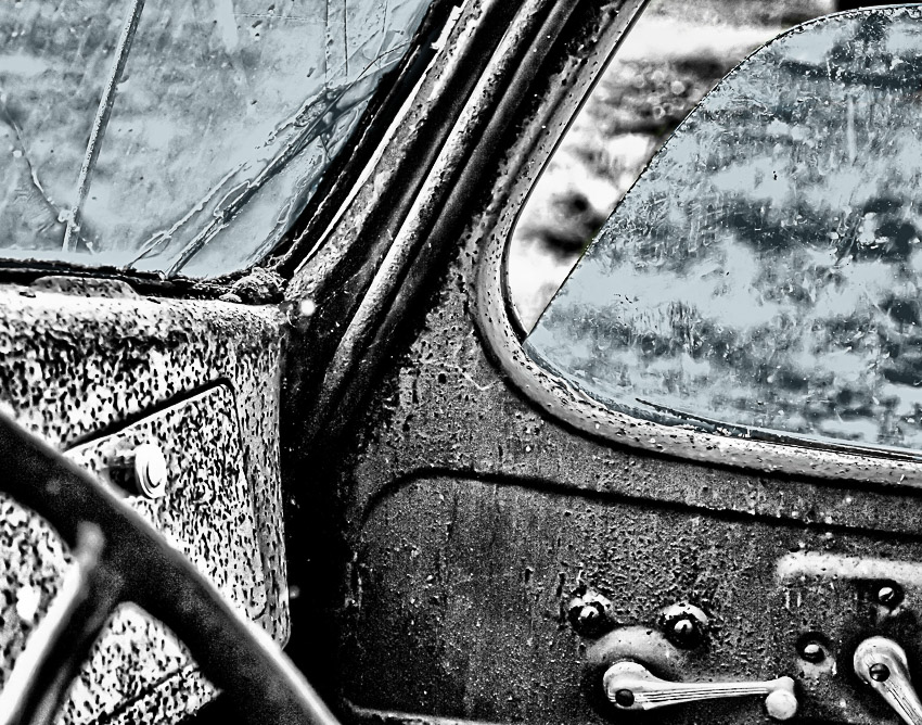 OLD CAR WINDOW