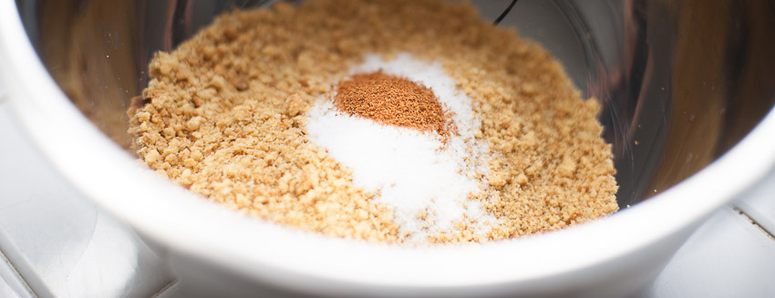 CRUST INGREDIENTS IN MIXING BOWL